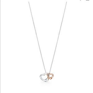 Never been used -Tiffany & Co open heart pendant